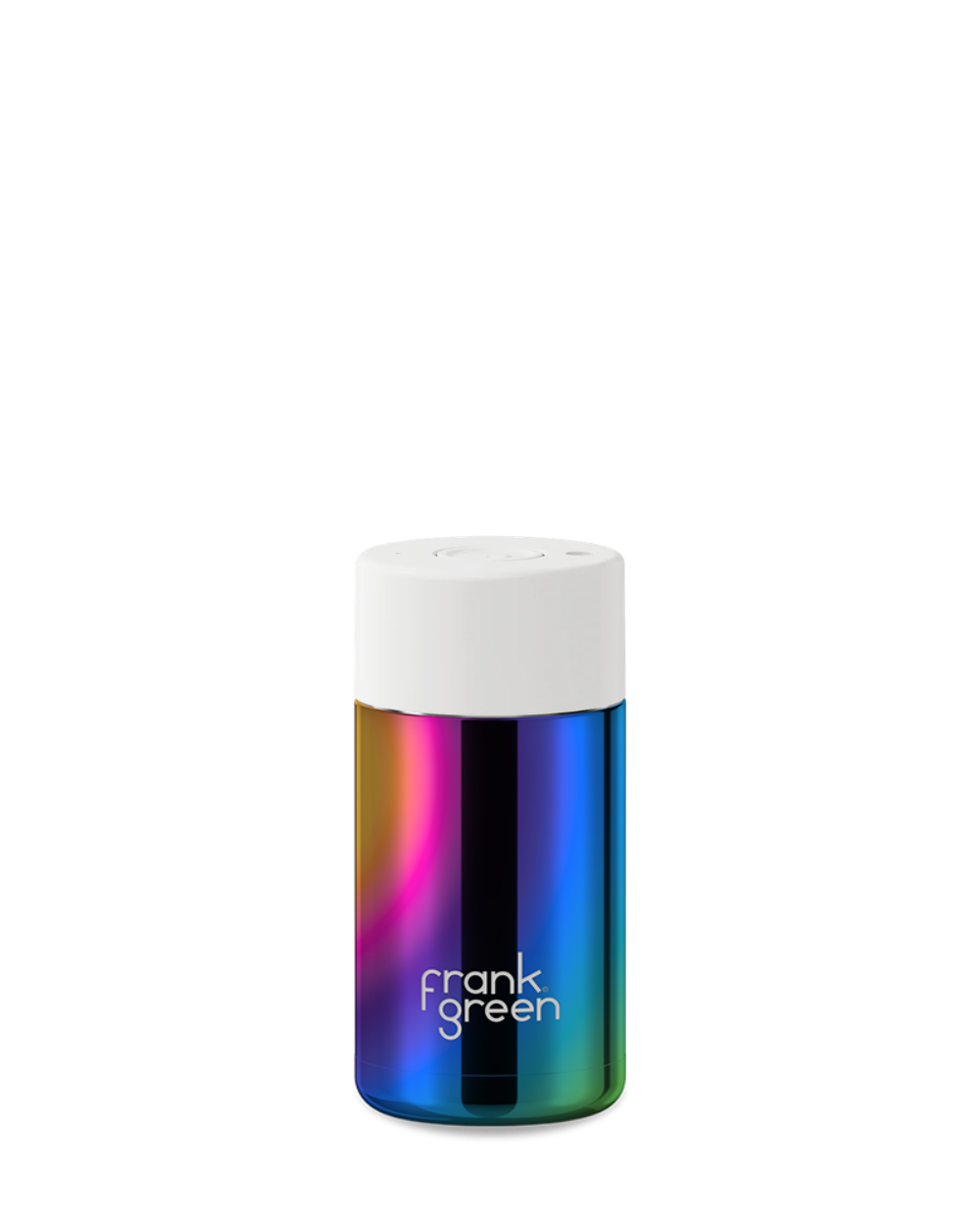Chrome Ceramic Reusable Cup 12oz - Rainbow