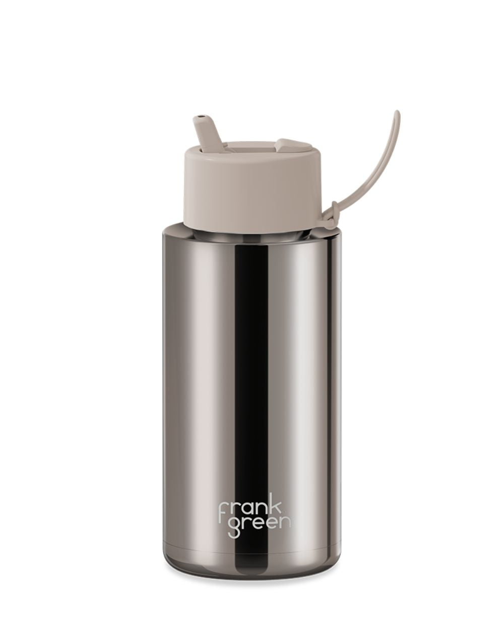 Chrome Ceramic Reusable Bottle 34oz - Moondust