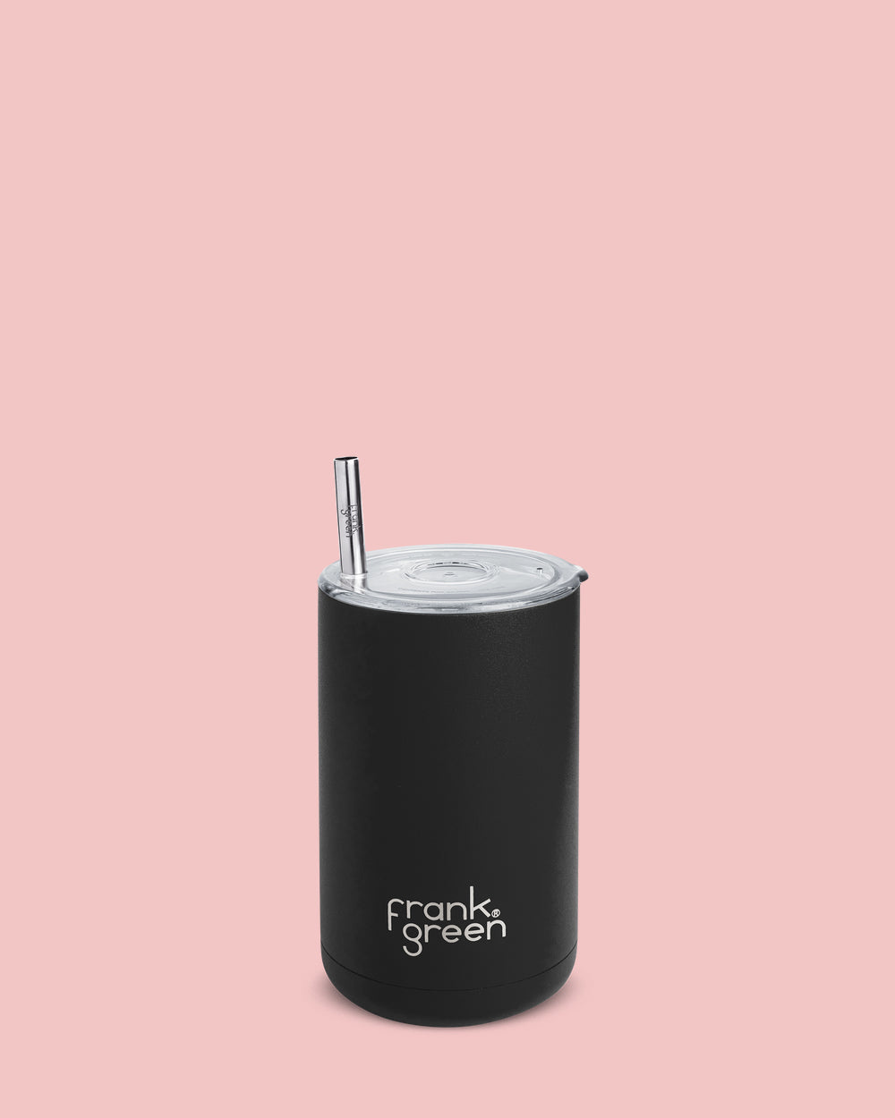 Iced Coffee Cup with Straw Midnight