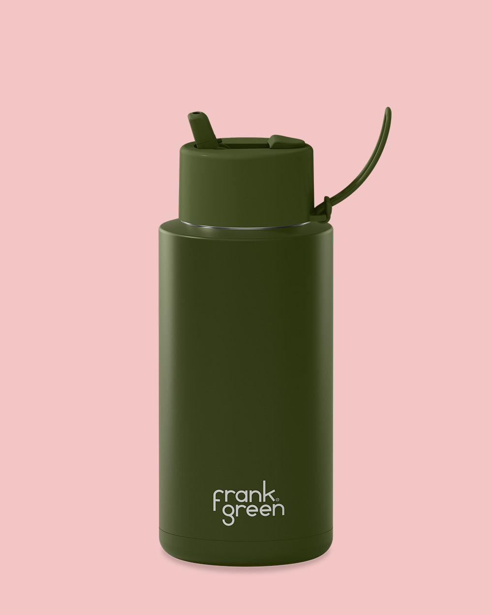 Ceramic Reusable Bottle Khaki