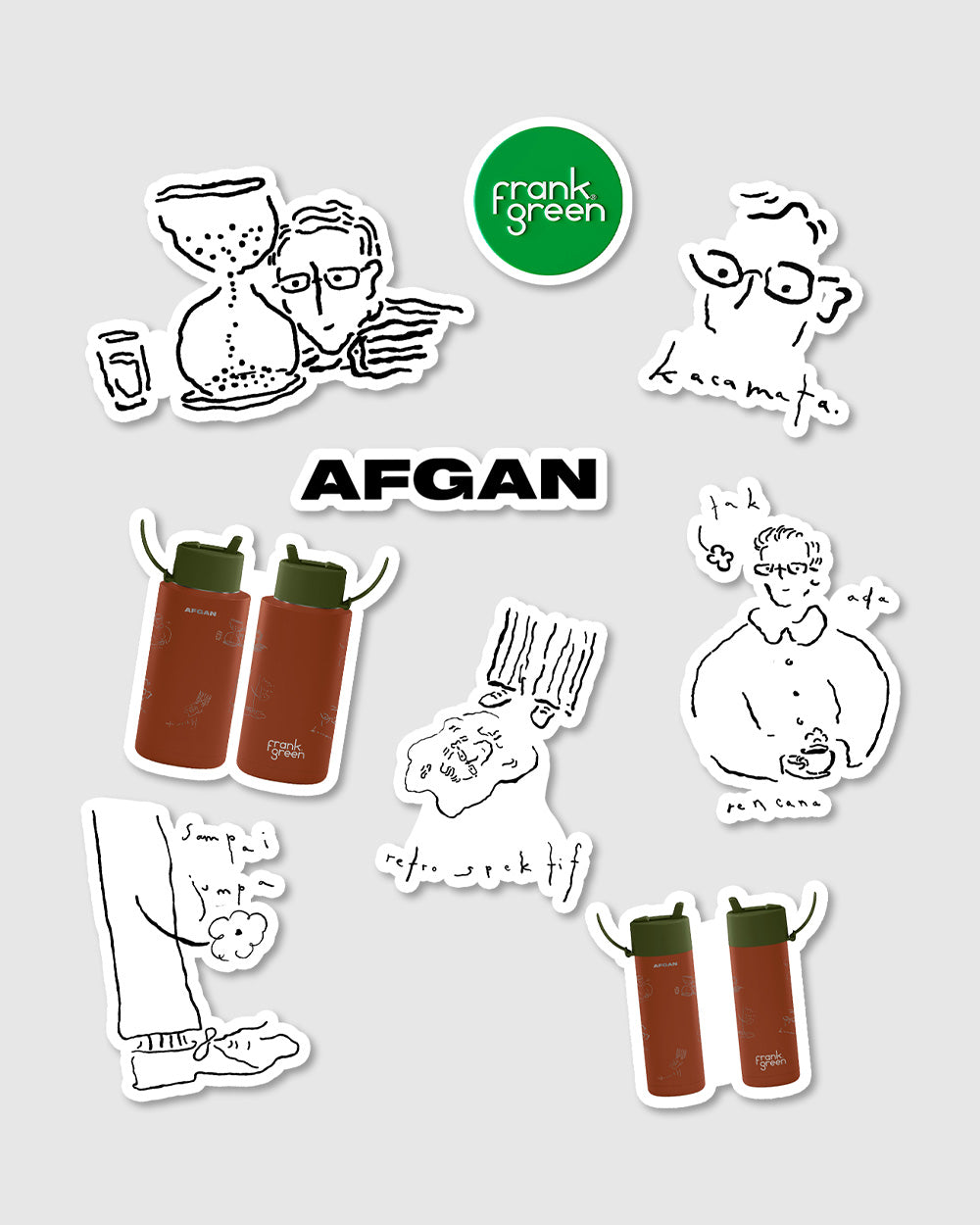 Exclusive Afgan Collectible Item (20oz / 595 ml) - Khaki