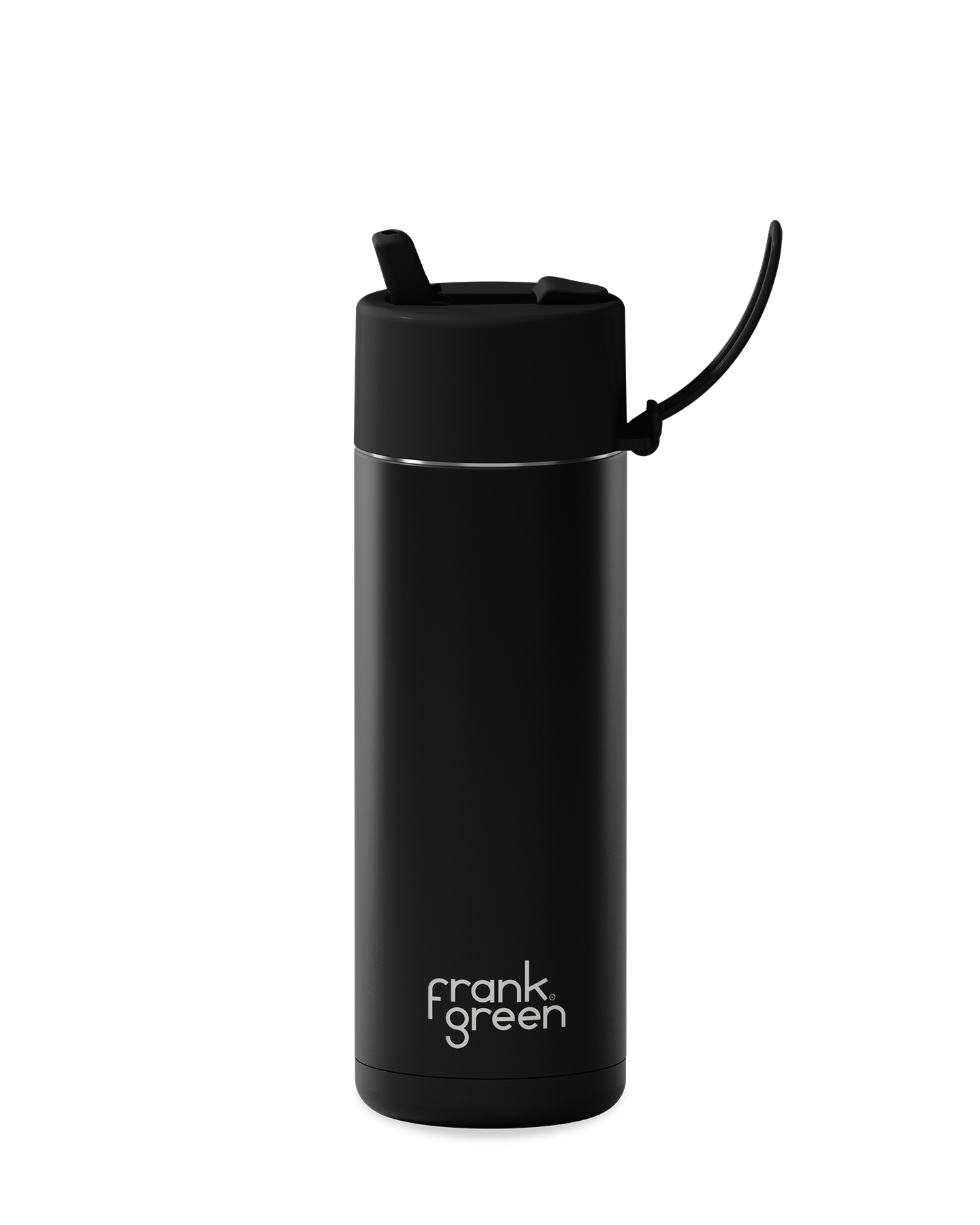 Ceramic Reusable Bottle Midnight Black