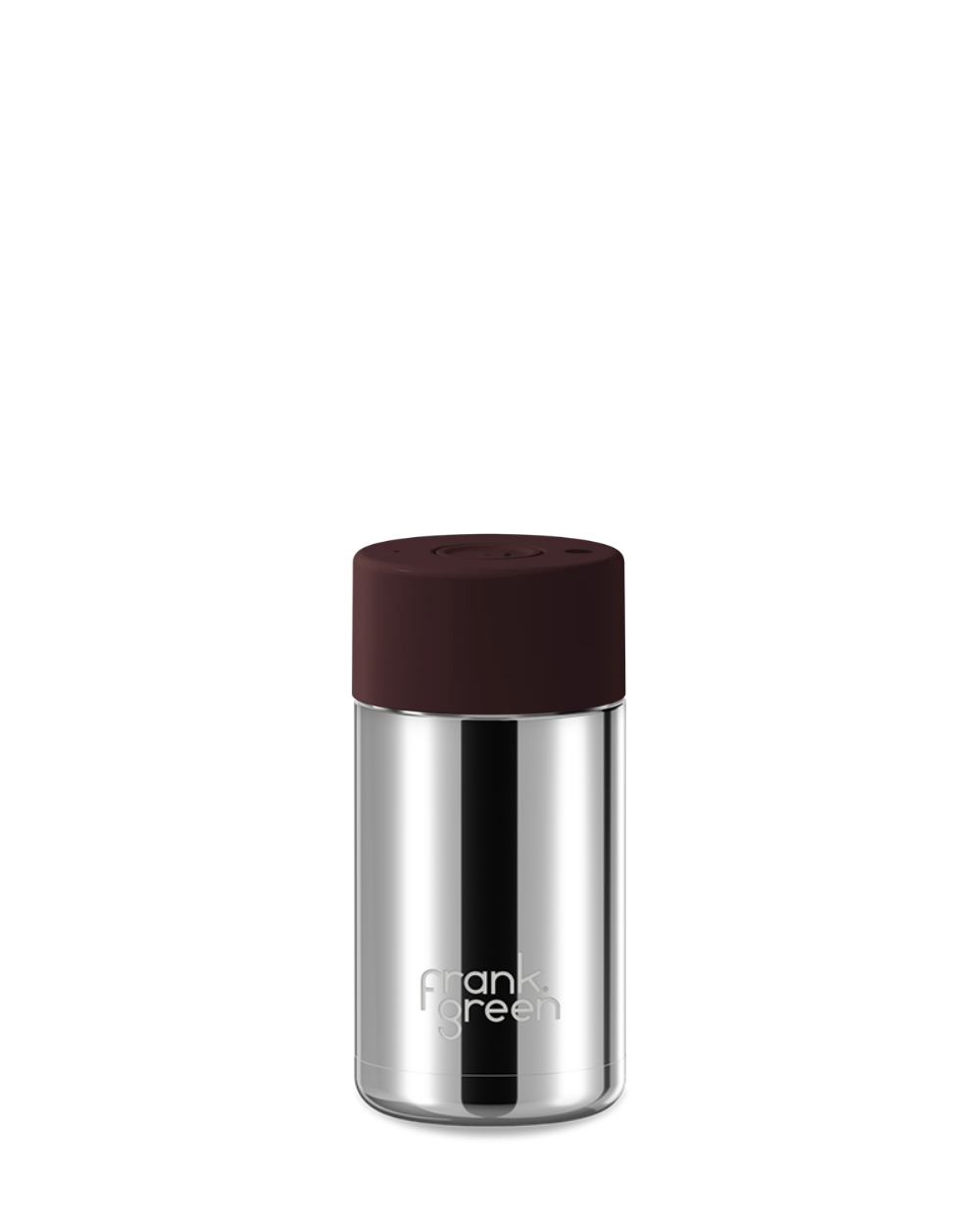 Chrome Ceramic Reusable Cup 12oz - Silver
