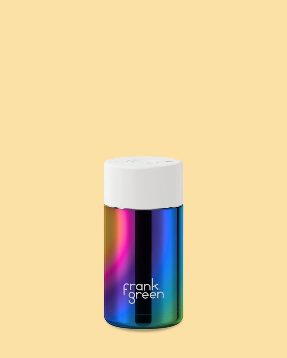 Chrome Ceramic Reusable Cup 12oz - Rainbow