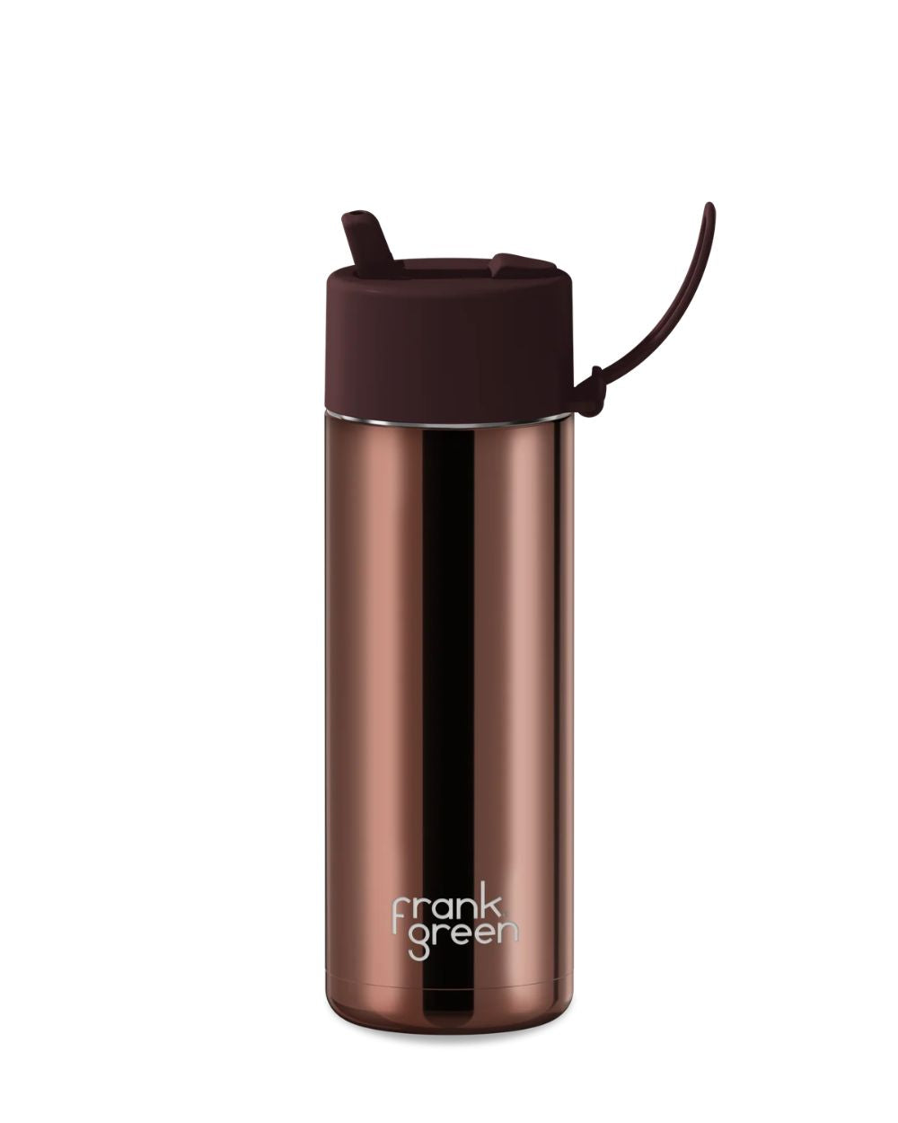Chrome Ceramic Reusable Bottle 20oz - Chocolate