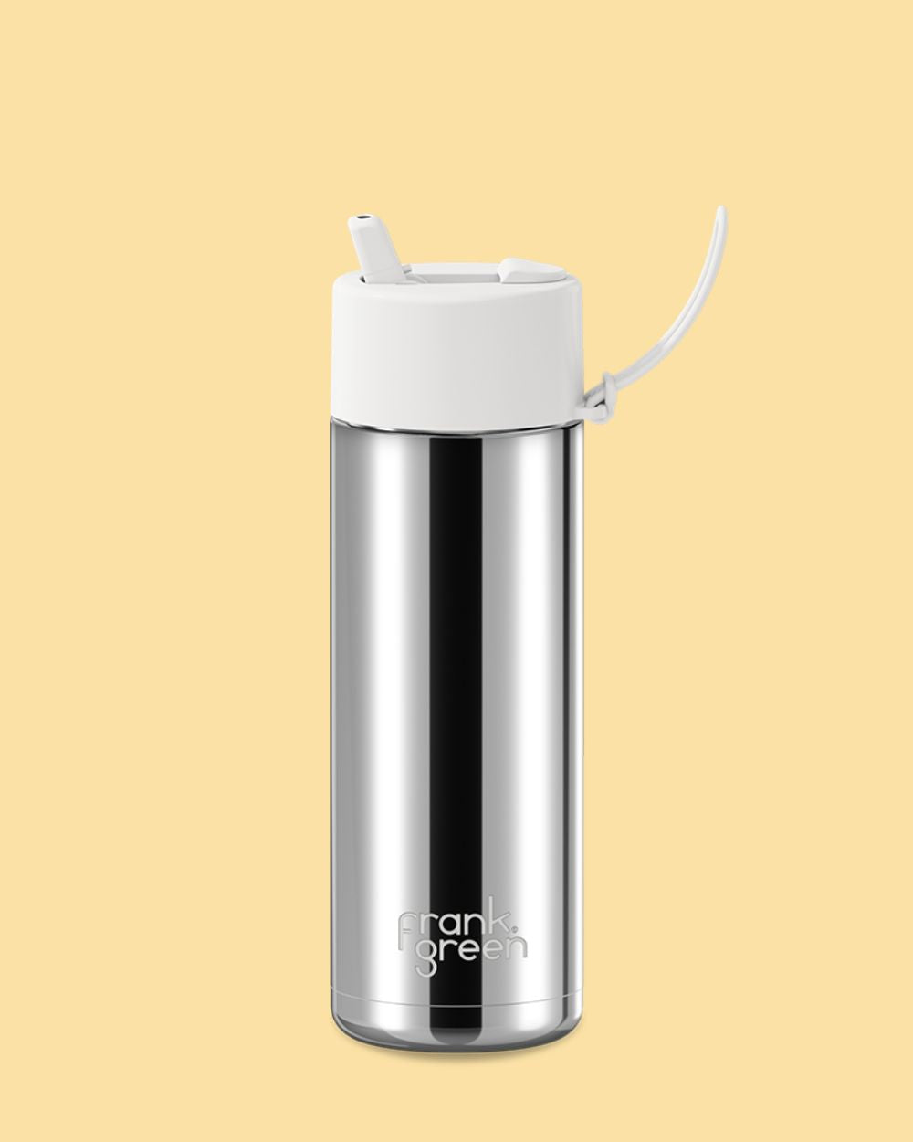 Chrome Ceramic Reusable Bottle 20oz - Silver