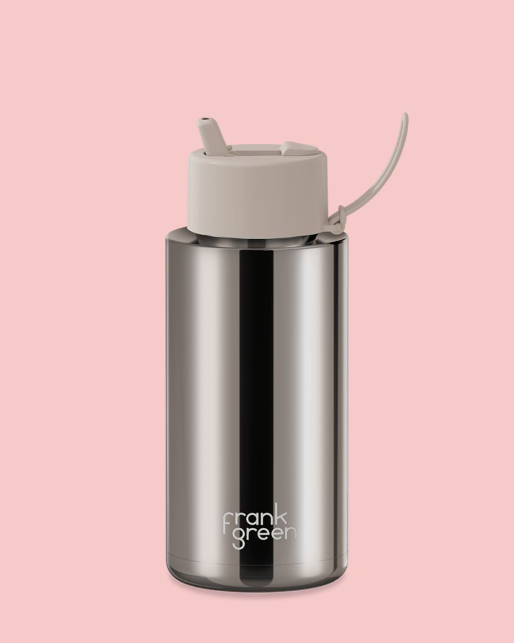 Chrome Ceramic Reusable Bottle 34oz - Moondust