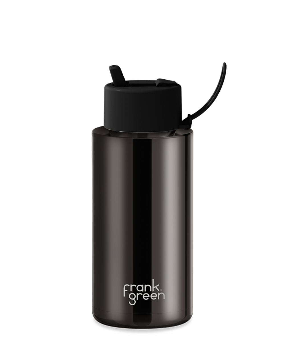 Chrome Ceramic Reusable Bottle 34oz - Shadow