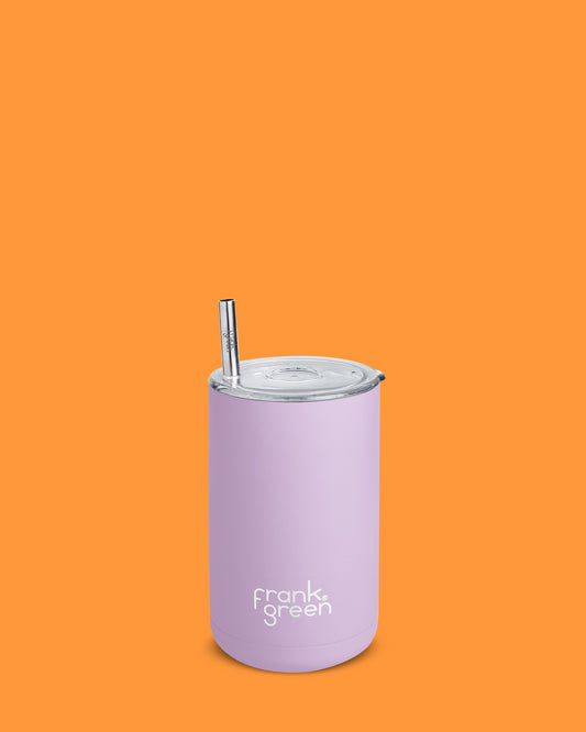 Iced Coffee Cup with Straw Lilac Haze