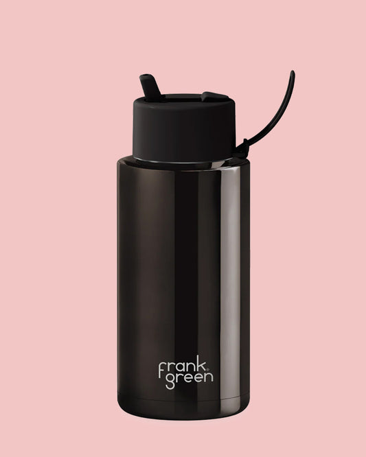 Chrome Ceramic Reusable Bottle 34oz