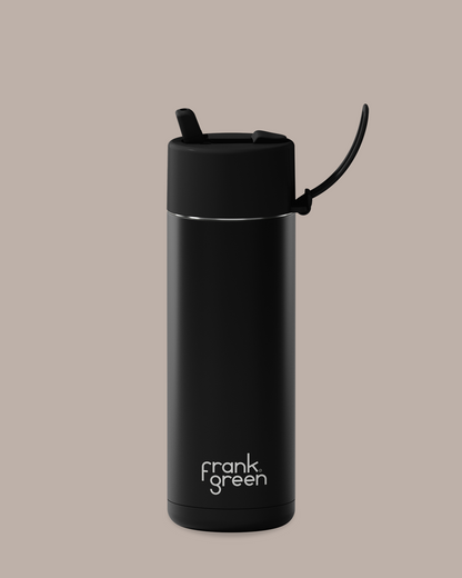 Ceramic Reusable Bottle Midnight Black