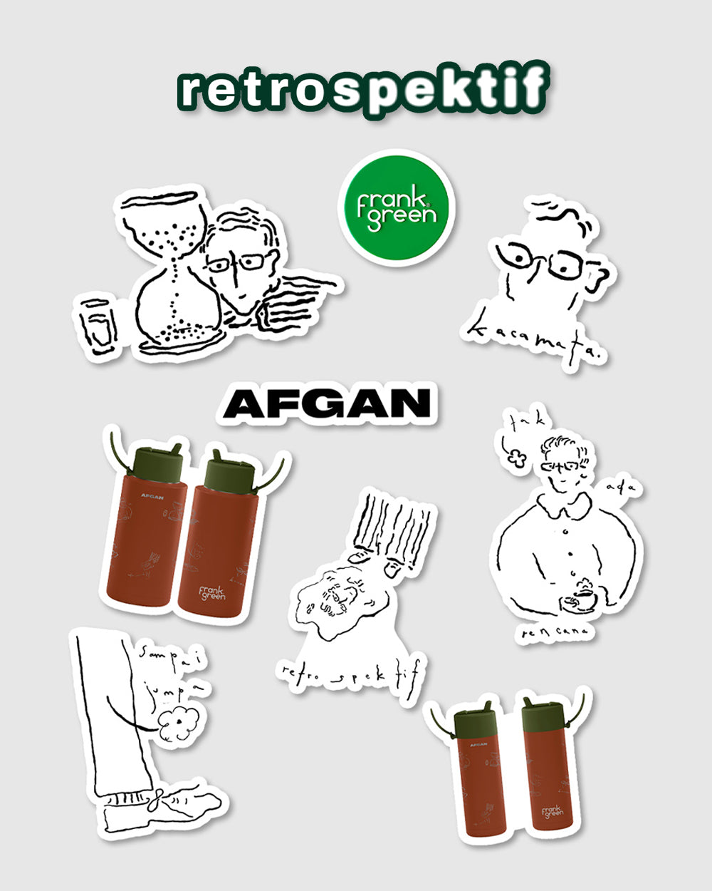 Exclusive Afgan Collectible Item (20oz / 595 ml) - Khaki